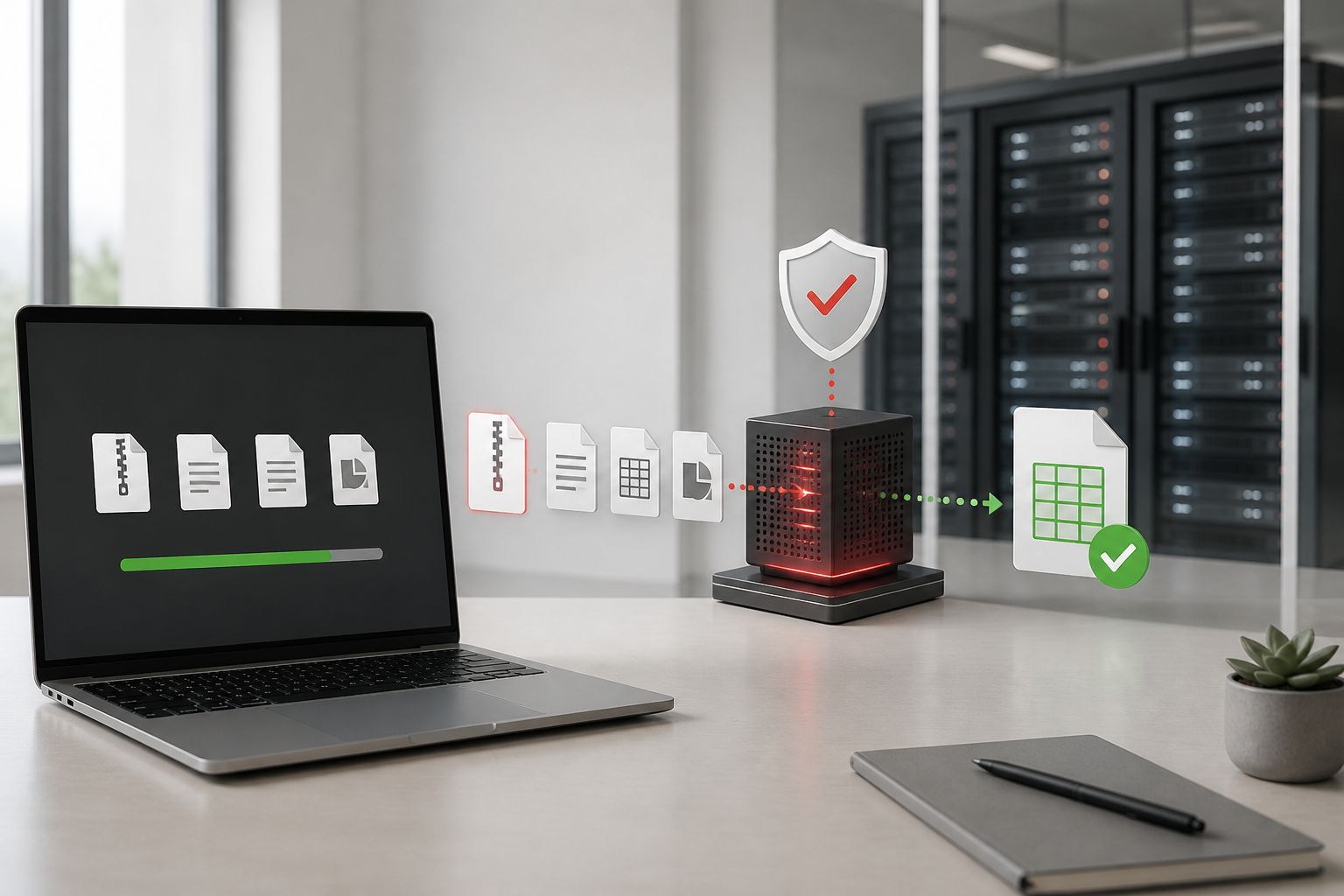 Authorized online password recovery workflow for 7Z archive